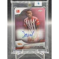 ราคา 2022 23 Topps Chrome Bundesliga Jamie Leweling Auto 24 75 Union Berlin Pink Refractor (55300402142)