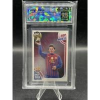 ราคา LIONEL MESSI SQC 9 5 GEM MINT 2012 Panini FC Barcelona STICKER TOP MESSI 166 (54151175306)