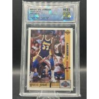 ราคา MJ vs MAGIC SQC 9 5 GEM MINT 1991 Upper Deck 34 Classic Confrontation การ์ดบาสตำนาน (53101151536)