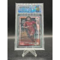 ราคา SQC 9 5 GEM MINT Mohamed Salah 2023 Topps Merlin Chrome UEFA Base Card 88 Liverpool FC Football (50051867470)