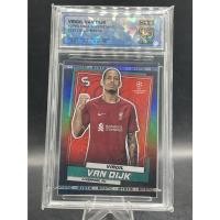 ราคา Virgil van Dijk 2023 Topps UEFA Superstars Mystic Parallel SOC 9 5 GEM MINT การ์ด ฟาน ไดจ์ค ลิเวอร์พูล (48951114136)