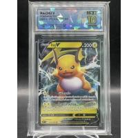 ราคา Pokemon TCG 2022 THAI S9T Raichu V 034 100 RR SQC 10 PRISTINE การ์ดโปเกมอน การ์ดเกรดสูงสุด หายาก (46500973074)