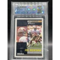 ราคา JOE MONTANA 1991 Pinnacle SQC 9 5 GEM MINT การ์ด NFL ตำนาน HOF 66 (45801023945)