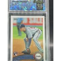 ราคา Freddie Freeman ROOKIE CARD 2011 Topps 145 HOF RC SOC 9 5 GEM MINT การ์ด ฟรีแมน HOF RC (50051089583)