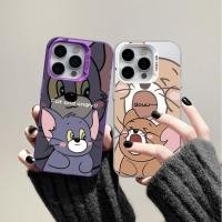 ราคา Chubby Tom and Jerry เคสการ์ตูนสําหรับ iPhone 17 Air 16 15 14 13 12 11 Pro Max Plus Anti Scratch กันกระแทกป้องกันลายนิ้วมือ (46200789165)