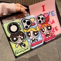 ราคา เคสโทรศัพท์ 16Pro 16ProMax Powerpuf PU สองชั้นป้องกัน iPhone สําหรับ iPhone 11 12 13 15Pro 14Plus 16E 14 15ProMax 17 17AIR 15Plus 12Pro X XS XsMax 7 8 7PLUS 8P (26438461392)
