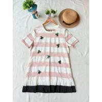 ราคา ส่งต่อ มือสอง งานป้าย Blueberry เดรสลูกไม้ แต่งอะไหล่ 3D (47551203452)