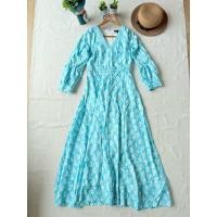 ราคา ใหม่ มือหนึ่ง งานป้าย Lady sunshine เดรสยาวแขนยาว สีฟ้าสวย (42722506720)