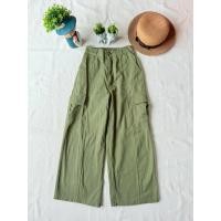 ราคา ส่งต่อ มือสอง กางเกงคาร์โก้ สีเขียว (48951960769)