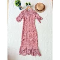 ราคา ใหม่ มือหนึ่ง งานป้าย chalita เดรสลูกไม้ฉลุ (41769194198)