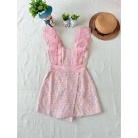 ราคา ใหม่ มือหนึ่ง งานป้าย Love lady จั้มสูทขาสั้น (42119575664)