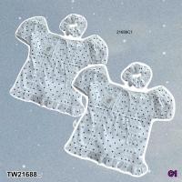 ราคา TW21688 เสื้อแขนตุ๊กตา ลายจุด ยางมัดผมลายจุด (42553760596)