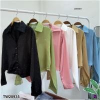ราคา TW20935 เสื้อครอป ZARA รีดเพชรทั้งตัว (25184530443)