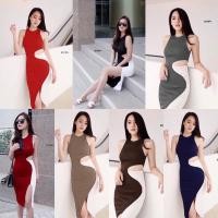 ราคา TW8174 เดรสทูโทนเว้าเอว (21241966710)