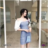 ราคา เดรสยีนส์กระดุมหลอกแขนตุ๊กตา TW10172 (6935914743)