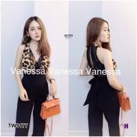 ราคา TW9177 จั้มสูทลายเสือขายาว (3539947460)
