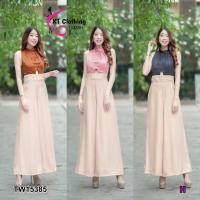 ราคา TW15385 Jumpsuit จั้มสูทแขนกุด ขายาว (4988200312)
