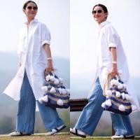 ราคา TW14537 เสื้อเชิ้ตยาวแขนยาว (9821132856)