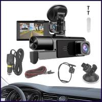 ราคา กล้อง Dash ด้านหน้าและด้านหลัง Dash Cam 1080P Video Recorder พร้อมสมาร์ท 3 ช่องเลนส์อุปกรณ์เสริมสําหรับ haiotath (40118058599)