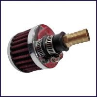 ราคา Intake Air Filter รถเปลี่ยน Air Intake Breather 12 มม กรองอากาศสําหรับรถยนต์ Professional สามทาง haiotath (48400688072)