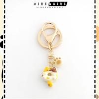 ราคา พวงกุญแจแมวน่ารักกระเป๋าหูฟังฝาครอบป้องกันจี้แขวนอุปกรณ์เสริมจับคู่พวงกุญแจ (42510788442)