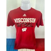 ราคา รหัส M60 แบรนด์ Adidas University of Wisconsin Football แท้ รอบอก 42 ยาว 30 (47850263406)