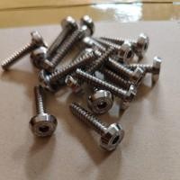 ราคา น๊อตใส่กรองอากาศ Grand Filano เกลียวปล่อย M5x25 สแตนเลส CNC AA ตัวละ (29587032347)