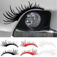 ราคา ไฟหน้าอัตโนมัติสติกเกอร์ขนตา Creative Car Brow Decal สําหรับ RV ไฟหน้ารถตกแต่งติดตั้งง่ายที่ถอดออกได้ saercbth (50450323619)