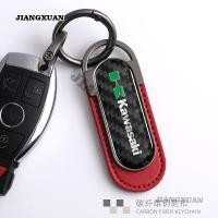 ราคา KAWASAKI รถคาร์บอนไฟเบอร์พวงกุญแจรถจักรยานยนต์ Creative พวงกุญแจ Ninja ZX Ninja 650 500 Versys Z W KLR KX KLX Brute Force Mule Teryx (56901551052)