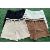 ราคา กางเกงขาสั้น ผ้าโรเชฟผ้ายืดเนื้อดี S 3XL ยาว13นิ้ว มี4สี (26036671995)