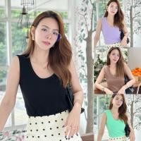 ราคา 020ก พร้อมส่ง ป้ายDeezyy เสื้อคอยูกระชับพอดี ทรงสวย ทรงกล้าม เนื้อผ้ายูนิโคล่ใส่สบาย (14799720195)