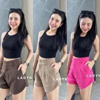 ราคา กางเกงขาสั้นขาเว้าทรงบาร์บี้ ผ้าไอวี่ เอวสูง ผ้านิ่มเนื้อผ้าดีมาก (29303328294)