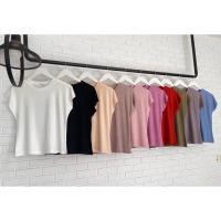 ราคา ANGEL STYLE AT118 เสื้อยืดคอกลมแขนเต่อ ผ้าเลย่อนสล๊าฟนำเข้า (25791361543)