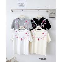 ราคา GI ANTS GI 188 เสื้อยืดคอกลมแขนสั้น สไตล์เกาหลี สกรีนเก๋ๆ (41360430839)