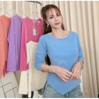 ราคา 039ก Deezyy เสื้อยืดคอกลมแขนยาวชายสามเหลี่ยม ไซส์1 ผ้าCotton supersofeมูจิ (28622971764)