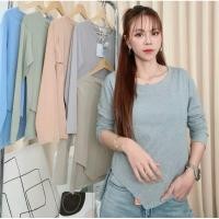 ราคา 040 Deezyy เสื้อยืดคอกลมแขนยาวชายสามเหลี่ยม ไซส์2 ผ้าCotton supersofeมูจิ (27573449022)