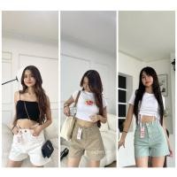 ราคา กางเกงยีนส์ผู้หญิง ขาสั้น ทรงBasic ผ้ายืด Chuu 5 kg (24846263900)