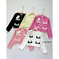 ราคา 766 เสื้อทวีตแขนยาว เนื้อผ้ามีดีเทลในตัวแต่งกระเป๋า 4 ใบกระเป๋าแต่งขอบ (44414269360)