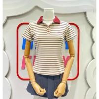 ราคา ป้าย Patsii เสื้อเชิ้ตคอปก เสื้อลายทาง เข้ารูป ผู้หญิง (40111371172)