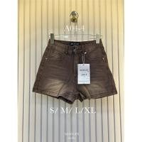 ราคา ป้าย Maygan A04 กางเกงยีนส์ผู้หญิง ขาสั้น สีฟองใหม่ ผ้านอกนำเข้า งานป้าย Maygan ไซส์ S XL (42165684734)