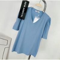 ราคา 009 Deezyy เสื้อยืดคอวีแขนตุ๊กตา ผ้าCotton supersofeมูจิ (24740933382)