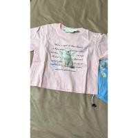 ราคา เสื้อยืดทรงครอป สกรีนลายน้องแมวน่ารัก แต่งรูดข้าง (27275505820)
