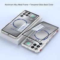 ราคา อลูมิเนียมกรอบโลหะกันชนสําหรับ Nubia RedMagic Red Magic 11 Pro 10S 9S 8 8S 9 11S Pro Plus Pro 5G กรณีกระจกนิรภัยปกหลังกล้องเลนส์ป้องกันกรณี Funda ปลอก (46250338332)