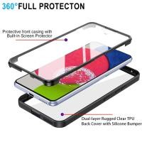 ราคา 2 in 1 เคสโทรศัพท์มือถือแบบใส กันกระแทก ป้องกันเลนส์กล้อง สองด้าน 360 องศา สําหรับ Samsung Galaxy A14 A34 A54 M53 A73 A53 A13 A33 5G (23446799682)