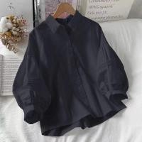 ราคา เสื้อเชิ้ตแขนยาว ทรงหลวม สไตล์เกาหลี สําหรับผู้หญิง พร้อมส่ง (22962518403)