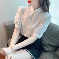 ราคา ใหม่ พร้อมส่ง เสื้อเชิ้ตกี่เพ้า แขนสั้น แบบเข้ารูป สไตล์เกาหลี สําหรับผู้หญิง (21587281221)