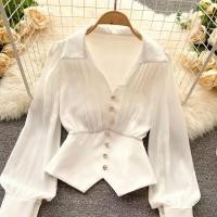 ราคา เสื้อเชิ้ตแขนยาว ทรงหลวม สไตล์เกาหลี สําหรับผู้หญิง พร้อมส่ง (24752898533)
