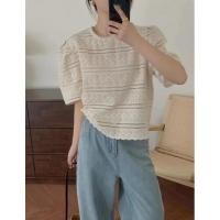 ราคา เสื้อเชิ้ตแขนสั้น ทรงหลวม แต่งลูกไม้ สไตล์เกาหลี สําหรับผู้หญิง พร้อมส่ง (25270832988)