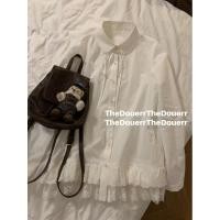 ราคา เสื้อแขนยาวสไตล์เกาหลีสำหรับผู้หญิง สีขาว นุ่มและเบาสบาย (41406898862)