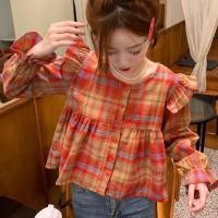 ราคา เสื้อเชิ้ตแขนยาว ทรงหลวม ลายสก๊อต สไตล์เกาหลีวินเทจ สําหรับผู้หญิง (25175777808)